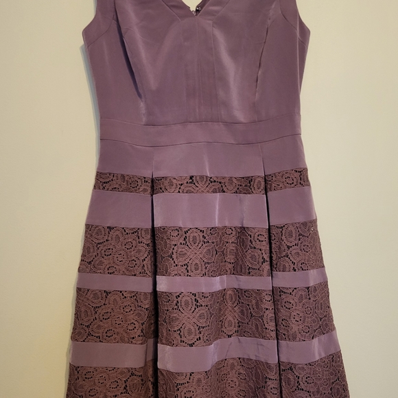 The Limited Mauve Lace Sleeveless Dress sz0 - Picture 2 of 7